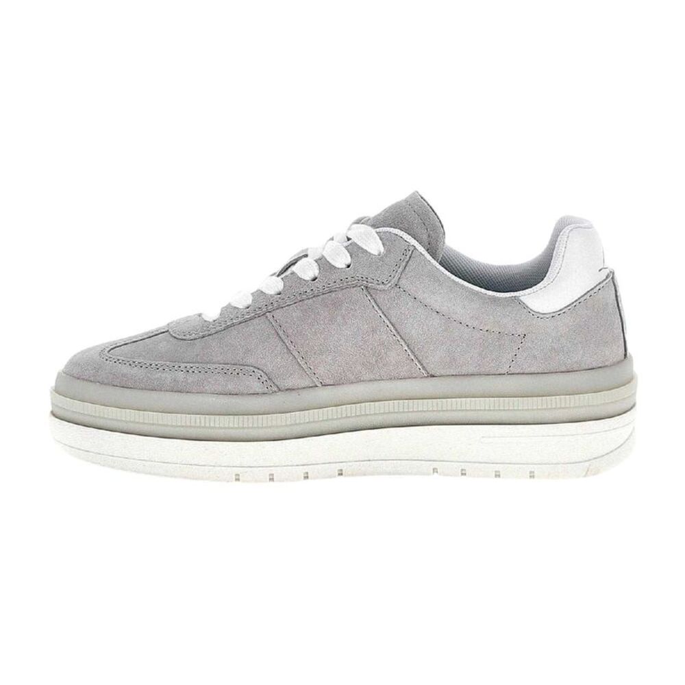 Lotto Womens/Ladies Suede Low Cut Platform Sneakers / Mushroom - Picture 3 of 4